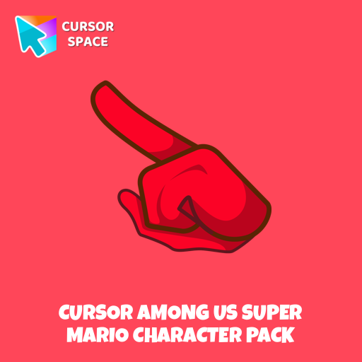 Cursor Among Us Super Mario Character Pack