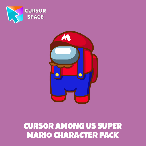 Cursor Among Us Super Mario Character Pack